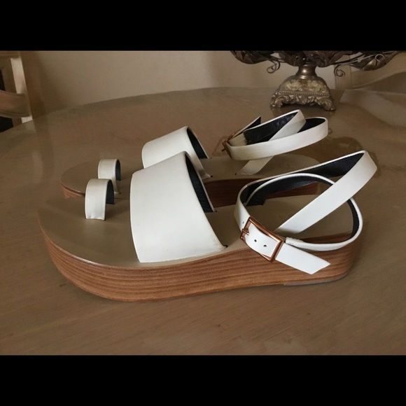 TIBI Janie Calf Leather Platform Sandals sz.38 - Picture 3 of 9